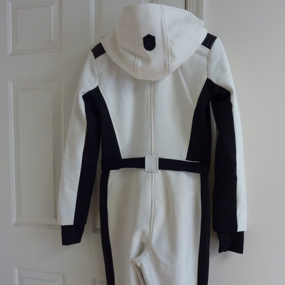 Mackage Elle Snow Fill Jumpsuit in Off White/Black - Picture 11 of 16